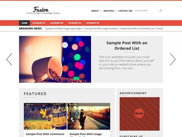 22+ Best Free Responsive Blogger Templates 2025