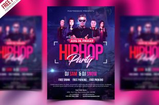Free Party Flyer PSD Templates