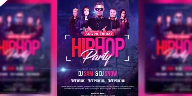 Free Party Flyer PSD Templates