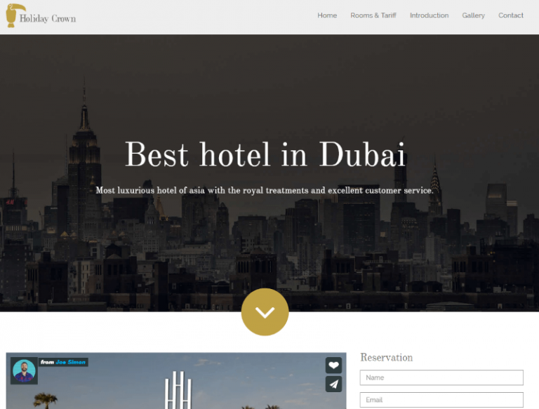 Free Hotel Booking Html Website Templates (Handpicked)