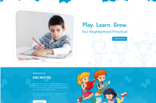 Free Education PSD Website Templates
