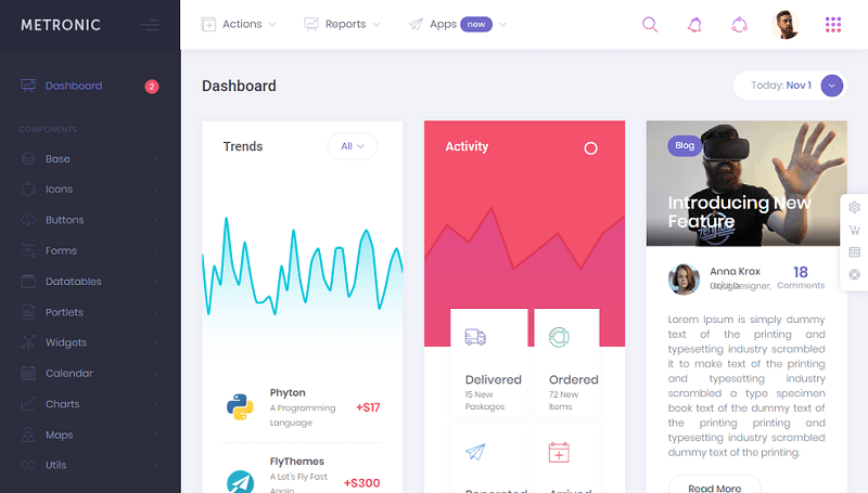 Metronic - Responsive Admin Dashboard Template