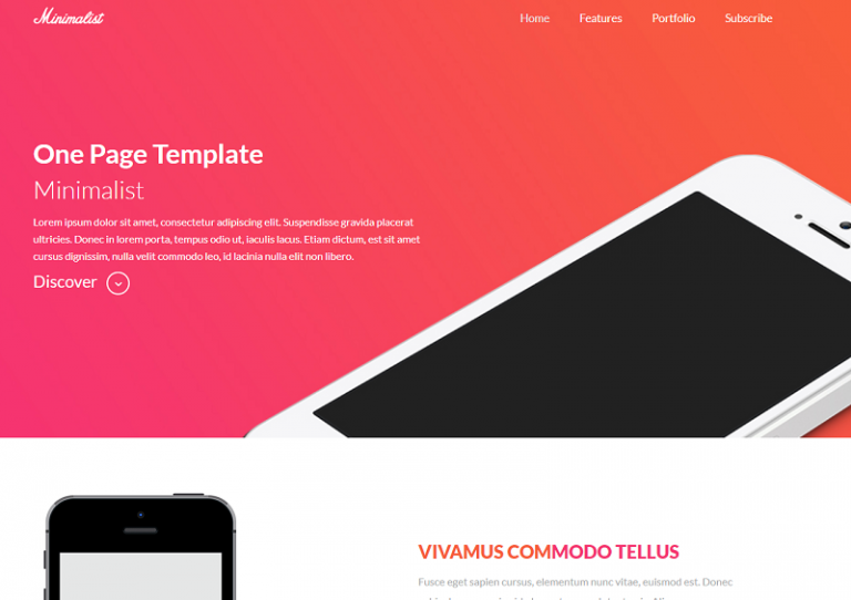 40 Best Free One page Html Website Templates 2024