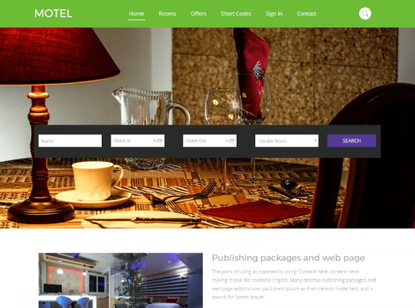 20 Best Free Hotel Booking Html Website Templates 2024