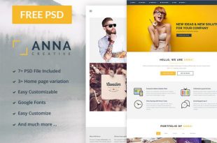 Free Multipurpose PSD Website Templates