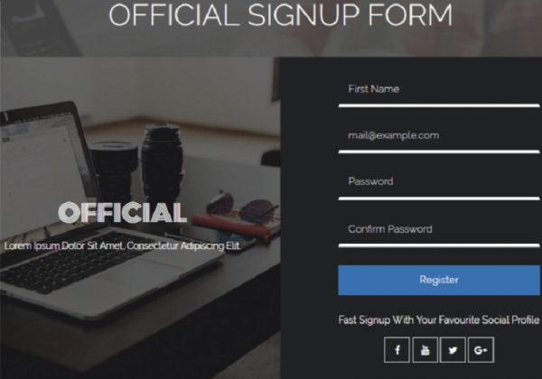 38 Best Free HTML5 Signup Form Templates 2025