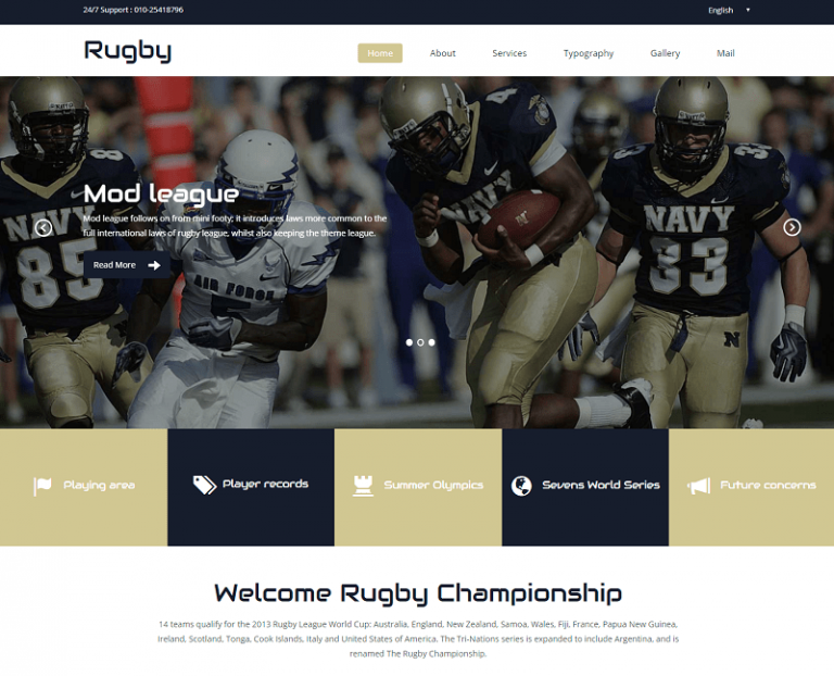 35 Best Free Sports Html Website Templates 2024