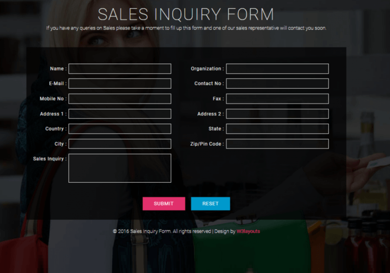 Sales Inquiry