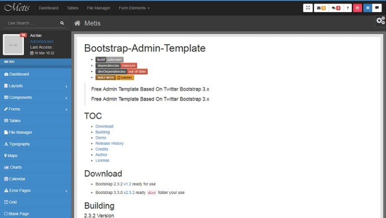 35 Best Free Admin Templates 2025 To Create A Web Application