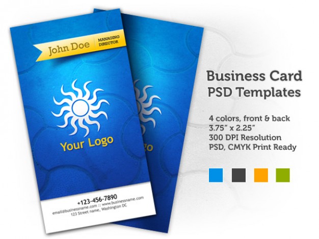 Business card psd templates 