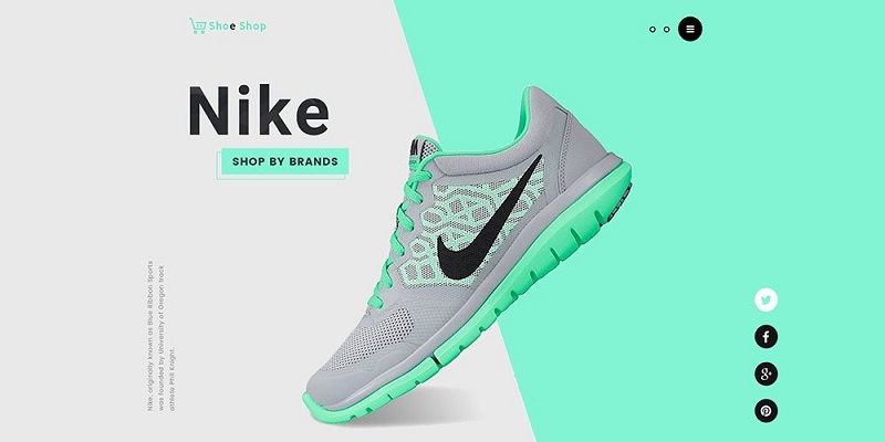 eCommerce Website Template PSD