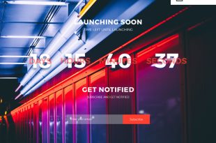 Free Coming Soon PSD Website Templates