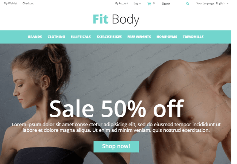 Fitness Magento Theme