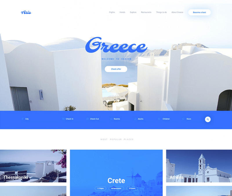 Atis PSD Template