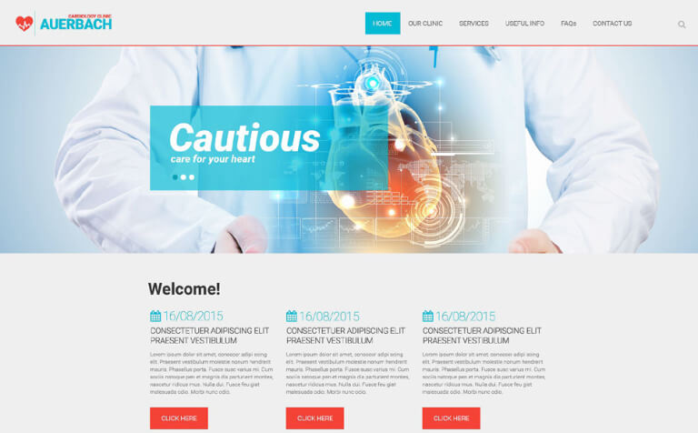 Auerbach Medical HTML Website Template