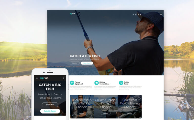 BigFish Sports HTML Website Template