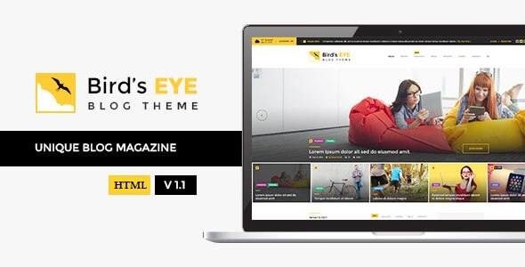 Blog Magazine HTML Website Template