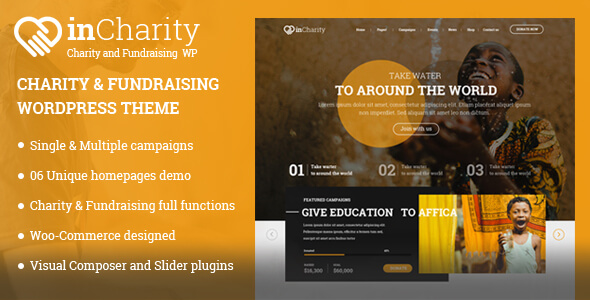 Charity WordPress Theme