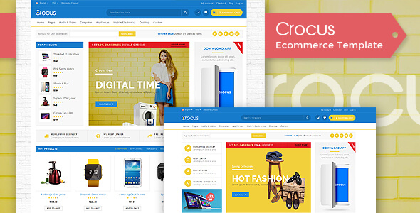 Crocus Fashion HTML Website Template