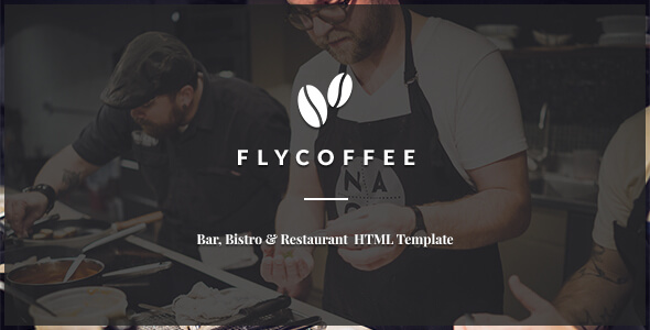 FlyCoffee Food Restaurant HTML Website Template