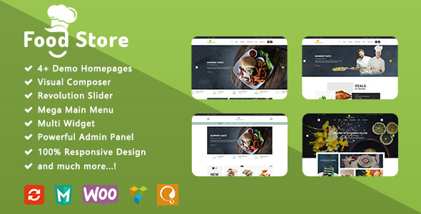 Food Store WooCommerce WordPress Theme