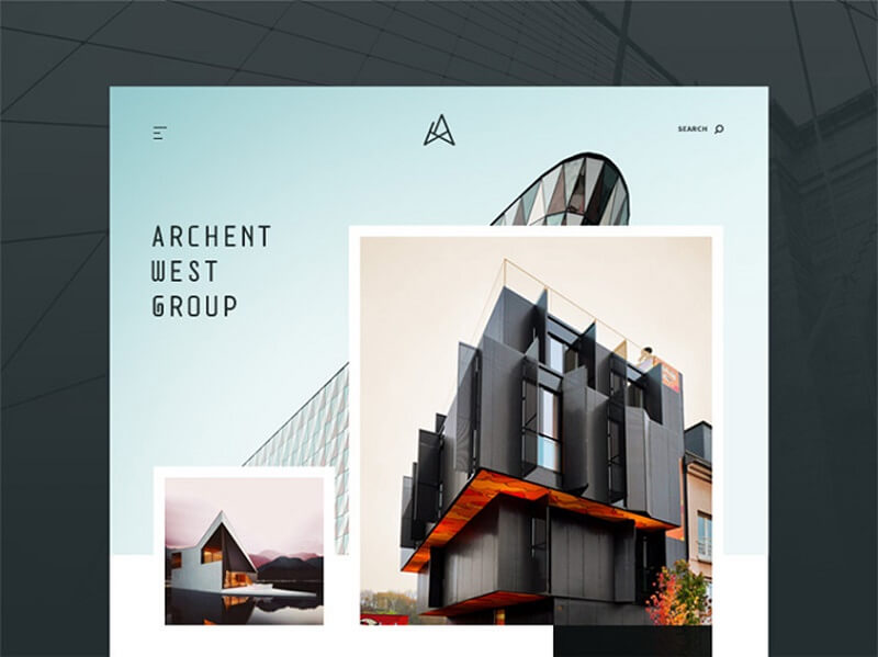 Free Architecture Website Template (PSD and Sketch)