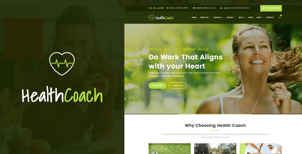 Health Coach Medical HTML Website Template