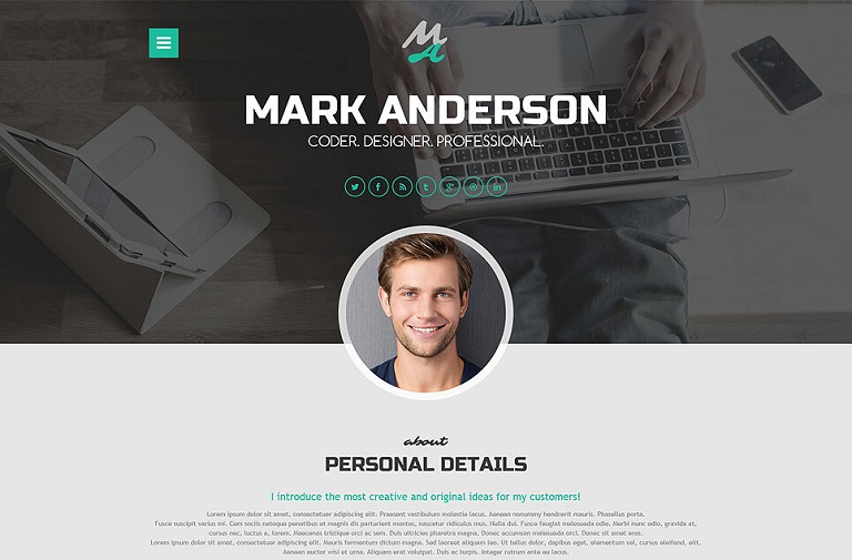 HighClass Resume WordPress Theme