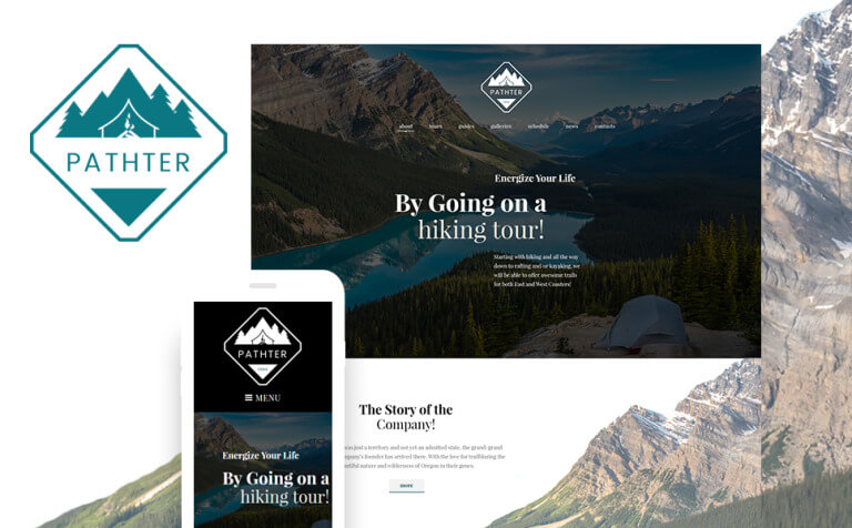 Hiking & Camping Tours Travel WordPress Theme