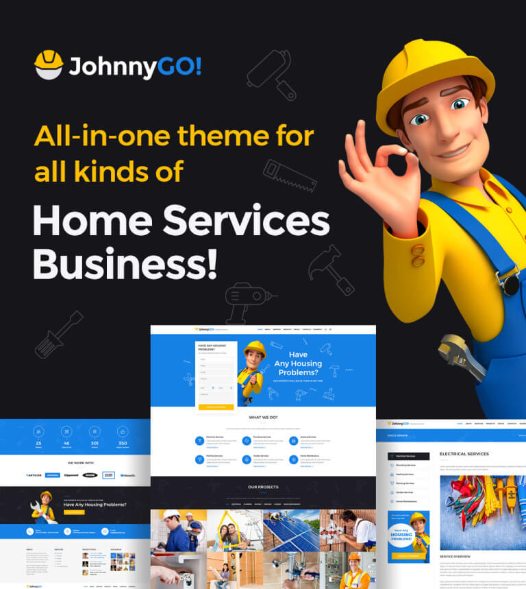 JohnnyGo Material Design WordPress Theme