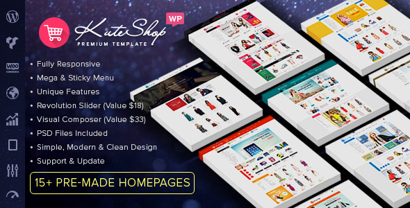 KuteShop WooCommerce WordPress Theme