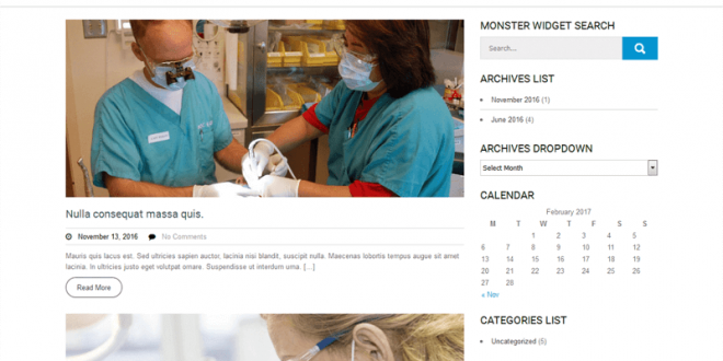 Free Health Medical WordPress Themes