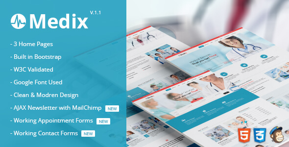 Medix Medical HTML Website Template