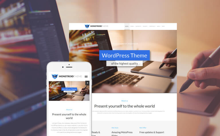 Monstroid IT Company WordPress Theme