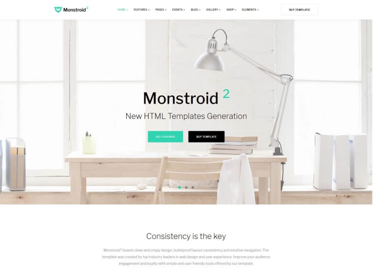 Monstroid2 Corporate HTML Website Template