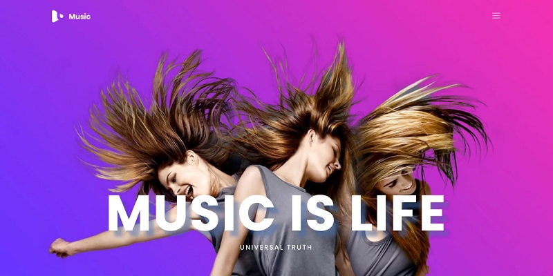 Music is Life Free HTML Template