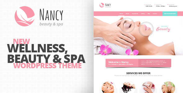 NANCY Salon WordPress Theme