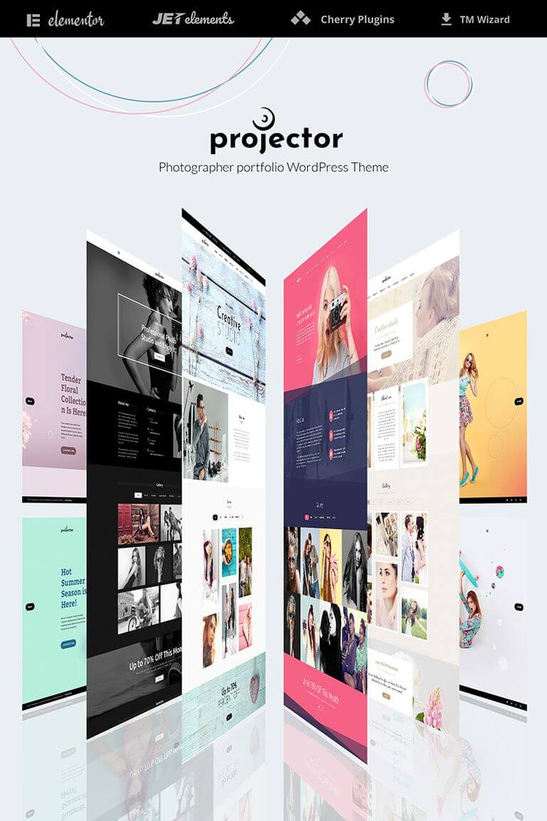 Projector Parallax WordPress Theme