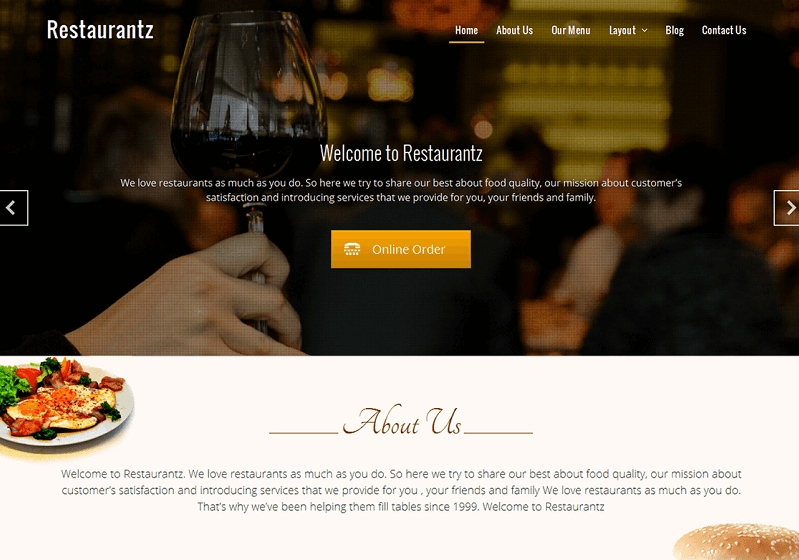 Restaurantz: Theme For Chef