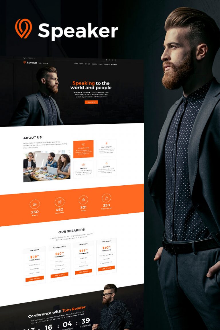 Speaker Popular WordPress Theme