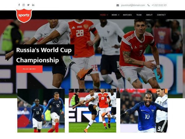 35 Best Free Sports Html Website Templates 2023
