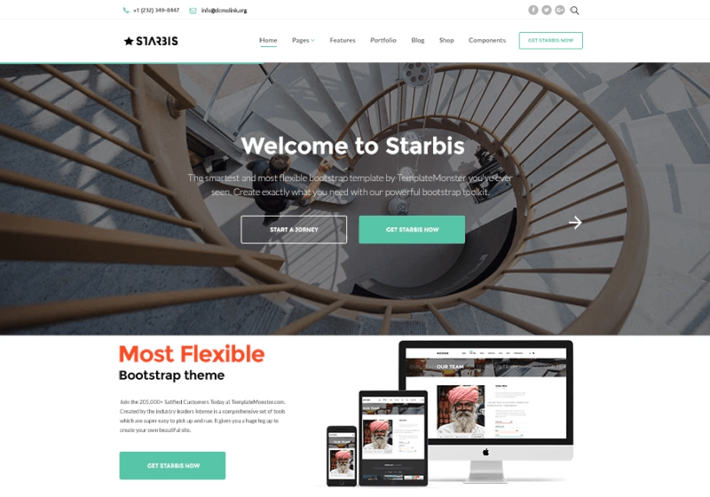 Starbis Corporate HTML Website Template