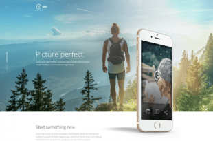 Free Landing page PSD Website Templates