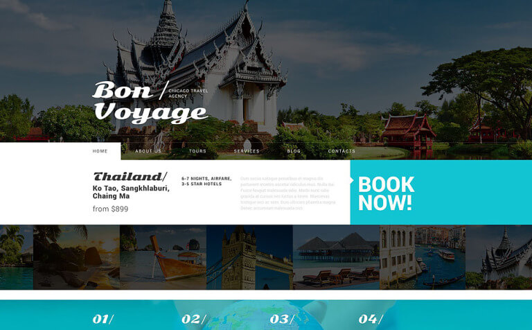 Tour Operator Services Travel WordPress Theme