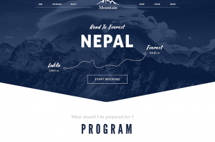 Free Travel Html PSD Website Templates