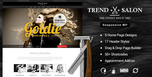 Trend Salon WordPress Theme