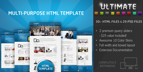 Ultimate Corporate HTML Website Template