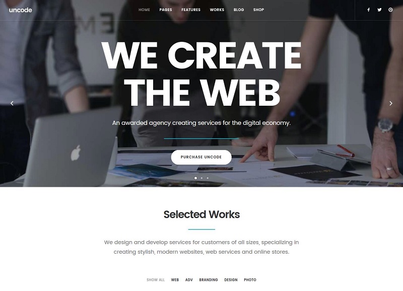 Uncode - Creative Multiuse WordPress Theme