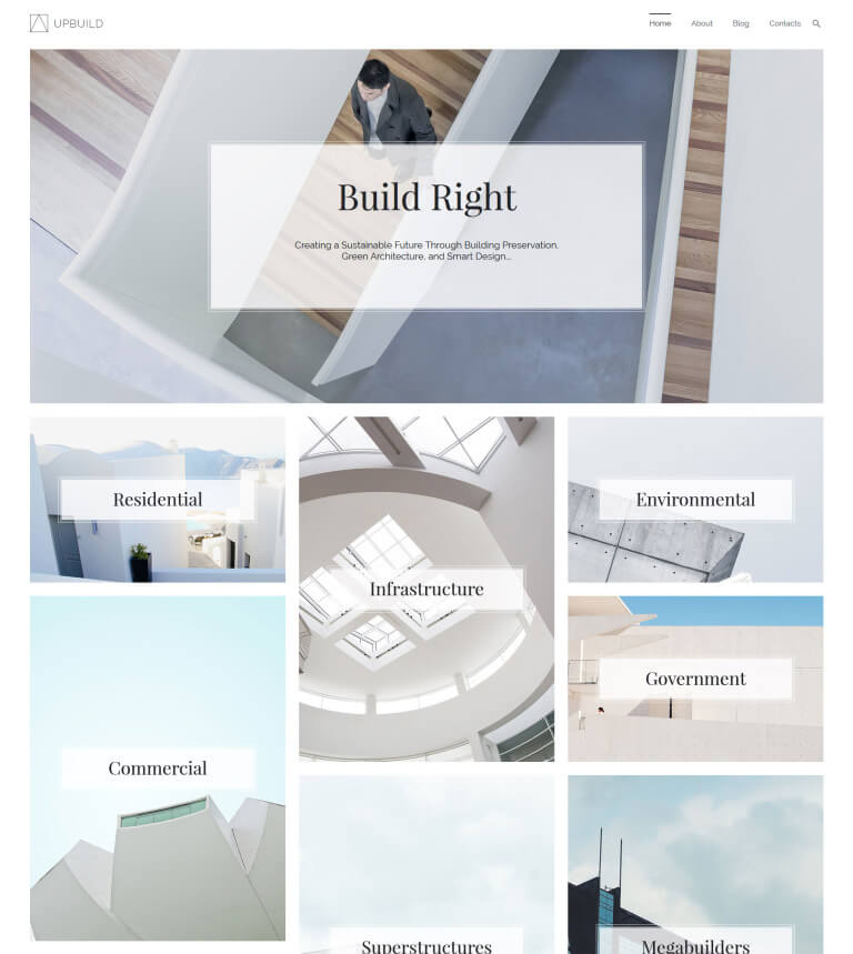 Upbuild Architect WordPress Theme