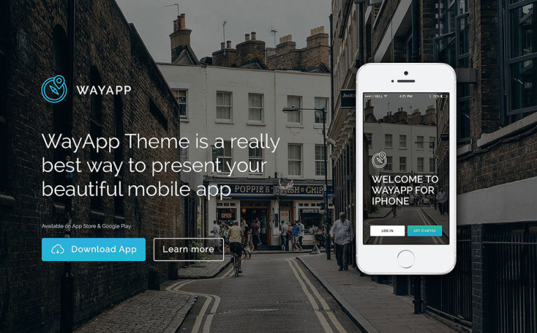 WayApp Internet WordPress Theme